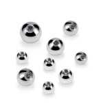 10PCS Screw Balls Stainless Steel 20G 16G 14G 3mm 4mm 5mm For Ear Studs Tongue Rings Belly Ring Wholesale For Piercing Jewelry (New)