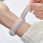 Nylon loop Xiaomi Mi B 7-7 nfc smartwatch Wristb Sport Mib7 Correa Replacement Bracelet smart b 7 6 5 4 3 Strap (New)