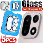 1 5PACK Tempered Glass OnePlus 15 HD Clear Glass Lens Protector Easy To Install One Plus 15 Mobile Phone Camera Film Bangladesh (New)