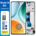 AMOLED Screen Xiaomi Redmi Note 14 5G 24094RAD4G LCD Display Digital Touch Screen Redmi Note14 5G Screen with Frame Bangladesh (New)