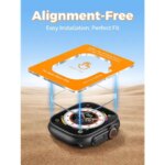 3PCS Auto Alignment Tempered Glass Screen Protector Apple Watch Ultra 3 2 1 49MM 49 MM Protective Flim Cover Accessories (New)