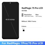 Display ZTE RedMagic 7 pro NX679J LCD Display Touch Digitizer Assembly RedMagic 7S pro LCD Screen Replacement (New)