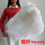 65-70cm White Ostrich Feather Fluffy Feathers for Craft Celebration Jewelry Diy Home Plumas (New)
