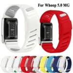 Suitable for Whoop 5.0 MG dual color silicone soft strap replacement Whoop mg sports wristband with metal frame (New)