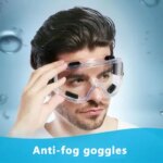 Antifog Protective Glasses Safety Anti-Splash Wind-Proof Work Glasses Industrial Research Cycling Riding Goggles (New)