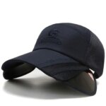Long Visor Summer Baseball Cap Quick Dry Men Women Outdoor Sports Breathable Mesh Snapback Fishing Sunshade Hats Gorras H121 (New)