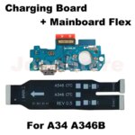 Fast Charger Main Charging Port Board Samsung A54 A34 5G A546B A346B Motherboard Connect Charge USB Dock Flex Cable (New)