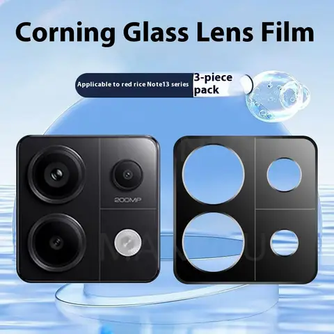 Scf51f2be9cdb45ad8bfc2c66929d732co_480x480q75 3-1Pcs Camera Screen Lens Protector Xiaomi Redmi Note 13 13Pro 4G 13ProPlus Note13Pro+ 5G 9H Camera Lens Tempered Glass (New) - Image 1