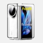 Magnetic Cover Vivo X Fold 5 Case Hard Metal Double Clear Glass Screen Protector (New)