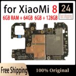 for Xiaomi 8 Mi 8 M8 Motherboard Replaced Mainboard With Chips Logic Board Android OS Installed 64GB 128GB (New)