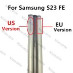 S23FE Samsung Galaxy S23 FE S711 Middle Frame Housing Board LCD Faceplate Bezel Replace Repair Parts + Side Buttons (New)