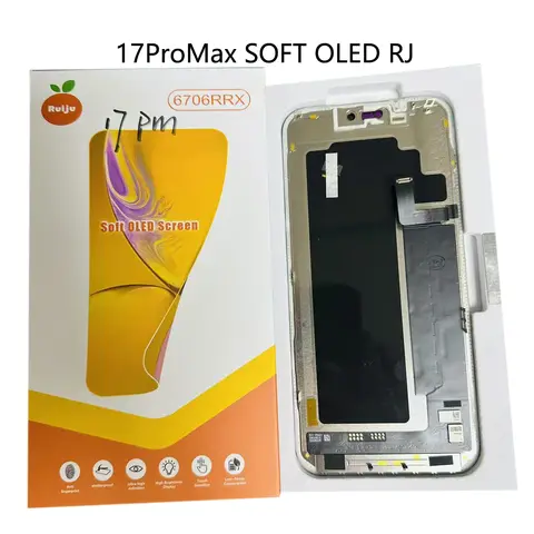 Sd030ef1f32574da7bf5d09a083a5d314F_480x480q75 RJ SOFT OLED LCD Display Replacement iPhone 16 12Pro 13pro 15pro 14pro 16pro 17pro Max 14 16 15 PLUS Touch Screen Digitizer (New) - Image 1