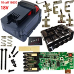 M18 10*18650 Milwaukee 18V 5A 6A 4A 3A Lithium Battery Plastic Case shell kit Bangladesh (New)
