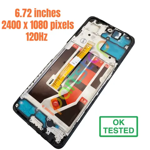 Sd068839c97d5485e8f1bbdda1c3854bb8_480x480q75 iParts Replacement New Display OnePlus Nord CE 3 CE3 Lite 5G CPH2467 CPH2465 120Hz LCD Touch Screen with Frame Assembly OEM (New) - Image 1