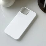 Pure White Simple Premium Jelly Shell Phone Case iPhone 17 Air 16 15 14 13 12 11 Pro Max 16 Pro 15 Plus XR Anti-Drop Cover (New)