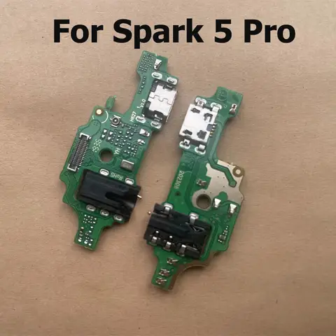 Sd0fa930c09864a05ba368ac66844f7c8C_480x480q75 For Tecno Spark 5 Air Pro USB Power Charging Connector Plug Dock Port Mic Flex Cable Board Spare Parts (New) - Image 1