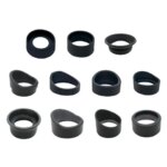 Soft Rubber Eyepiece Eye Shield 28mm-37mm Binoculars Microscopes Eyes Guard Cups Eyepiece Cover for Eyepieces (New)