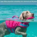High Buoyancy Dog Life Jacket Adjustable Safety Flotation Vest For Small Medium Large Dogs Swimming Activities (New)
