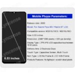 653 Xiaomi Poco M3 Display M2010J19CG LCD Touch Screen Digitizer Assembly Redmi 9T LCD Screen Replacement Parts (New)