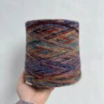 250g Medium Thickness Space Dye Mohair Yarn Spray Yarn Hand Knitting Wool Yarn for Knitting Sewing Scarf Knit Sweater Yarn ZL59 (New)