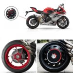 SEMSPEED Motorcycle Rear Hub Cover For QJmotor SRK 921RR Super 921RR Motorcycle Wheel Center Cover Accessories (New)