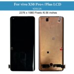 6.56" AMOLED For Vivo X50 Pro+ / X50 Pro Plus LCD Display and Digitizer Panel Assembly For V2011A Touch Screen Replacement (New)