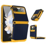 PC TPU Z Flip 3 4 5 Case New Shock Proof Armor Phone Cover Protective Hinge Mobile Phone Protector Samsung Galaxy Phone (New)