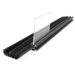 25Pcs 420mm 2020 Aluminum Extrusion Panel Mount T Slot Groove Strip Bracket for 20 Series Extruded Aluminum Profile Partition (New)
