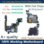Tesed Unlocked S23 Ultra S918U S918B Mainbaord Samsung Galaxy 5G S23 Plus S916U S916B S23 S911B/U Motherboard Logic Board Bangladesh (New)