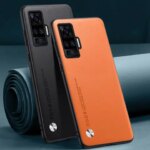 Luxury PU Leather Case Vivo X51 5G Back Cover Silicone Shockproof Full Protection Phone Case Vivo X50 Pro X50Pro VivoX51 (New)