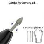 [3pcs Pack] Grey Stylus Pen Tip Galaxy Z fold 5 Replacement Galaxy Z Fold 6 S Pen Nibs Parts Samsung Z Fold 5 6 Pen (New)