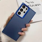 Plating Matte Frosted Shockproof Phone Case For Samsung S25 S24 S23 Ultra S22 S21 Plus S20 FE Note 20 Protective Back Cover (New)