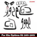 LHD RHD For Kia Optima K5 2011-2015 ABS Front Air Vent Steering Wheel Inner Door Handle Window Switch Interior Trim Accesorios (New)