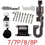 Internal LCD Parts Replacement iPhone 7 8 Plus Front Camera Home Button Full Screws Set Ear Speaker (New)
