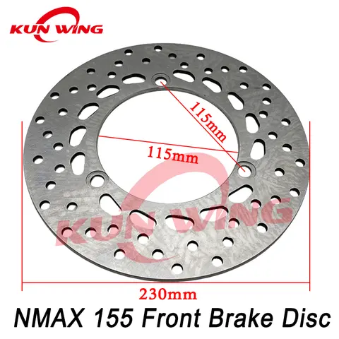 Sd2fb05b6ef164bcdb3eecf29ffd07f79e_480x480q75 230MM Brake Disc Rotor YAMAHA NMAX 155 N MAX 155 NVX 155 2DP F582W F582U 00 Scooter Motorcycle Parts (New) - Image 1