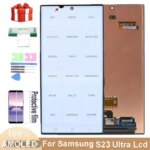 6.8"AMOLED Display Screen For Samsung Galaxy S23 Ultra S918B S918B/DS S918F Lcd Display Digital Touch Screen Digitizer Assembly (New)