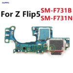 Charge Board Samsung Galaxy Z Flip5 F731 F731B F731N F731U Charging Port Plate Ribbon Socket Usb Connector Parts 25W (New)