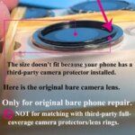 1Set Original Sapphire Rear Camera Glass Replacement iPhone 16 15 14 Pro Max 12 13 Mini 15 Plus Camera Lens Repair Tool Kits (New)