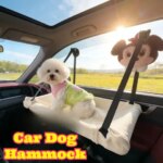 Dog Car Hammock Suction Cup Window Bed Pet Travel Seat Small Medium Dogs Bichon Cats Portable Safe Pet Bed Car Riding Outdoor (New)