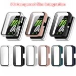 Watch Case Samsung Galaxy Fit 3 Tempered Glass Screen Smartwatch Protector Hard PC Bumper+Glass Galaxy Fit3 Accessories (New)