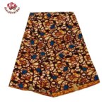BintaRealWax Ankara polyester Fabric African Real Wax Print Fabric High Quality Africa Fabric for Party Dress FP6237 (New)