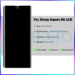 66 Amoled Lcd Sharp Aquos R6 AquosR6 SH-51B LCD DIsplay Touch Screen Digitizer Panel Assembly Replacement (New)