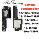 1pcs LoudSpeaker Bottom Speaker Flex Cable for iPhone 15 Plus 13 12 14 Pro Max Sound Ringer Buzzer Inner Ringtone  Part (New)