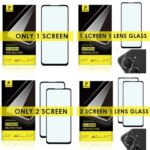 Oleophobic Protective Glass Asus Zenfone 10 Full Cover Screen Protector Zenfone 10 Lens Tempered Glass (New)