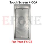 Poco X3 X4 X5 X6 F2 F3 F4 F5 F6 F7 M3 M4 M5 M6 M7 C40 C51 C55 C61 C65 C71 C75 GT Pro Touch Screen Out Front Glass Panel OCA (New)
