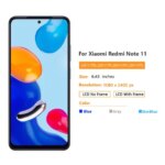 AMOLED Display For Xiaomi Redmi Note 11 LCD Touch Screen Digitizer Panel Assembly 2201117TG 2201117TI Screen Display Replace (New)
