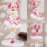 Magic Girl Kaname Madoka figure Anime cartoon beauty girl 18cm PVC Model Statue Collection Desktop Decoration Toys (New)