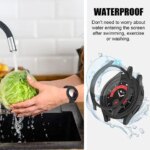 Case Samsung Galaxy Watch 5 Pro 45mm Screen Protector Waterproof Glass Hard PC Bumper Cover Galaxy Watch 5 4 44mm 40mm (New)