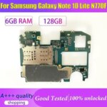 6G RAM 128GB Mainboard For Samsung Galaxy NOTE 10 LITE N770F Motherboard With Home Button Unlocked Good Tested Logic Board (New)