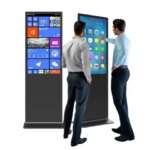 55 Inch Floor Standing Android Digital Signage Touch Screen Kiosk LCD Advertising Player Indoor Video Totem (New)